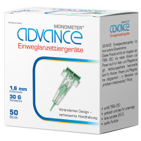 ADVANCE Einmallanzettiergeräte 30 G MONOMETER