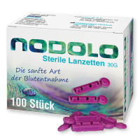 NODOLO Lanzetten 30g Stechhilfe für Diabetiker - 100 Stück