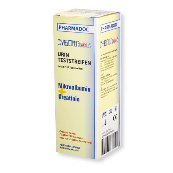 Urinteststreifen CYBOW 2MAC 50 Stück pro Packung