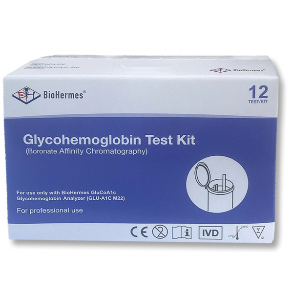 BioHermes GluCoA1c HbA1c Test-Kit 12 Stück pro Packung
